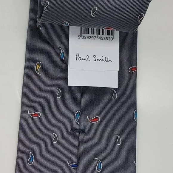 Paul Smith  100% Silk Italy Men's Necktie Tie - Picture 4 of 5